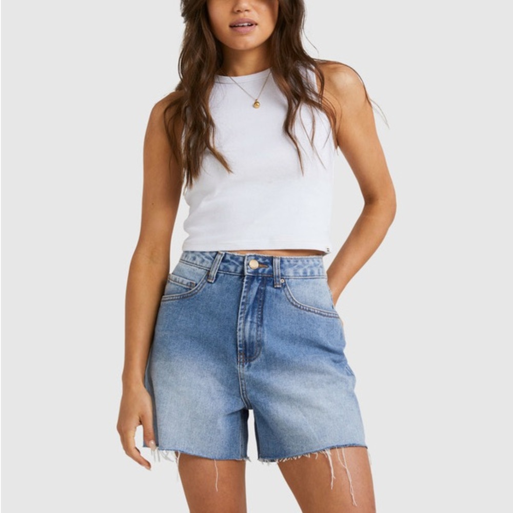 Billabong High Waisted Jean Shorts.
